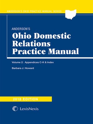 cover image of Anderson's Ohio Domestic Relations Practice Manual